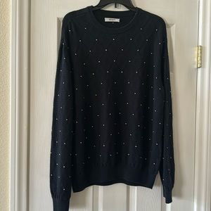 Ashworth Men’s Black Knit Pullover Sweater Golf Leisure Sz L